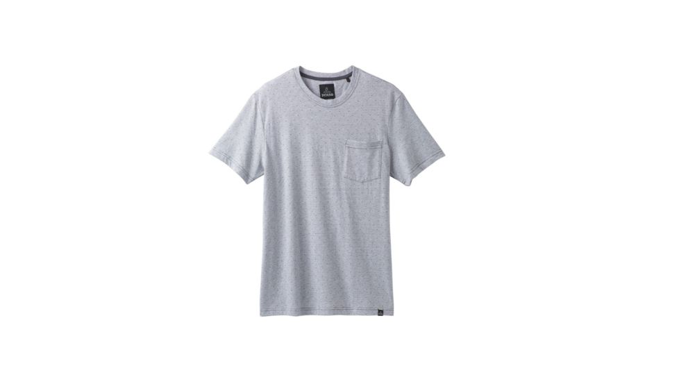 prAna Ryann Short Sleeve Crew Shirt - Men's, Coal, 2XL, M11181318-COAL-XXL