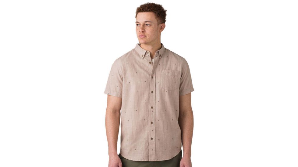 prAna San Martino Standard Fit - Mens, Sparrow Bermuda Chambray, Large, M11202531-SBCH-L