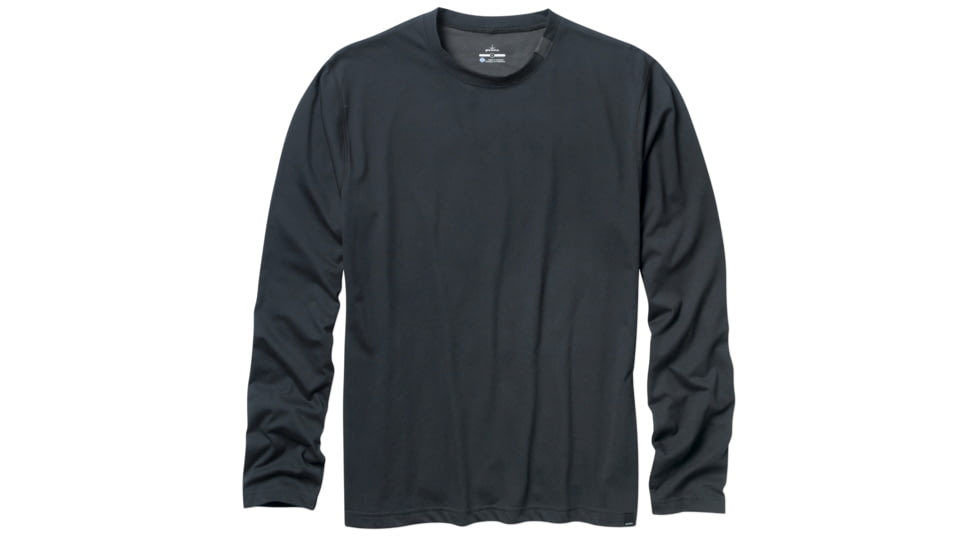 prAna Sanjay Long Sleeve Shirt Mens --Black-Small