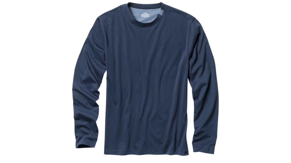 prAna Sanjay Long Sleeve Shirt Mens --Navy-Small