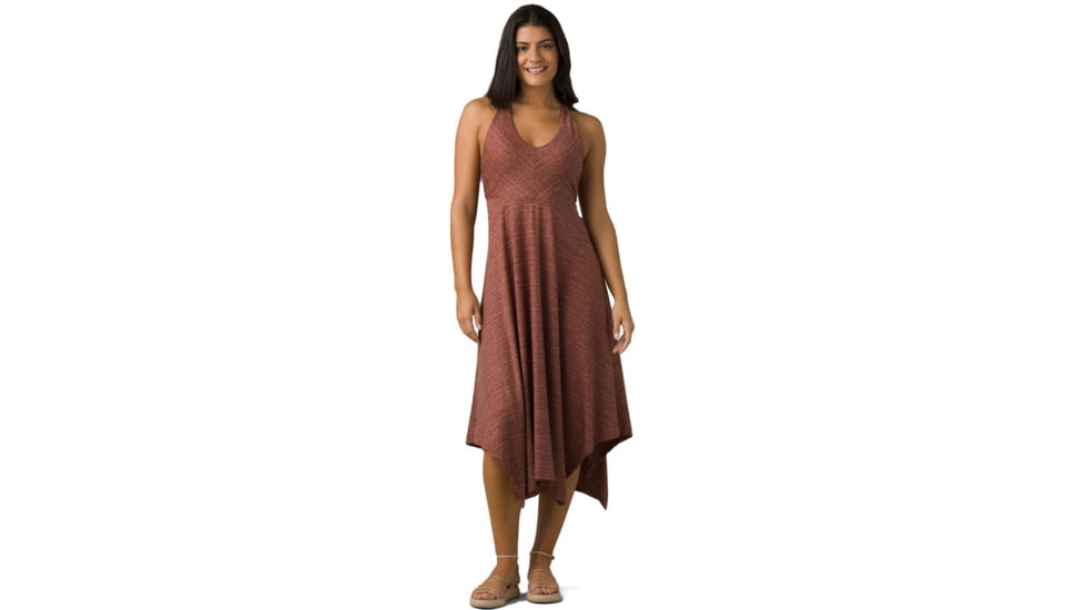 prAna Saxon Dress - Womens, Terra Pebbles, S, 1970651-200-S