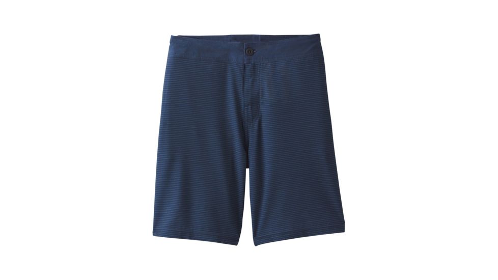 prAna Saxton Short 9 Inch Inseam - Mens, Nautical Thin Stripe, 36 Waist, M31191448 -411-36