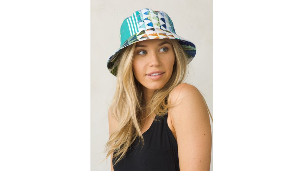 Prana Sea Shells Bucket Hat, One Size, Bluegrass Paradise, U5SEYS115-BGPA-O/S