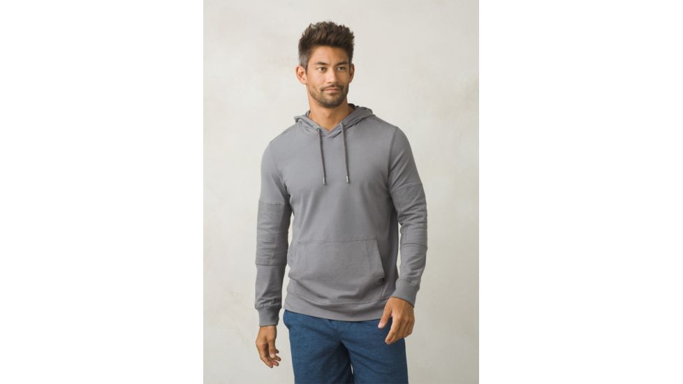 Prana Sector Hoodie Mens, Gravel, Small, M21180473-GRA-S