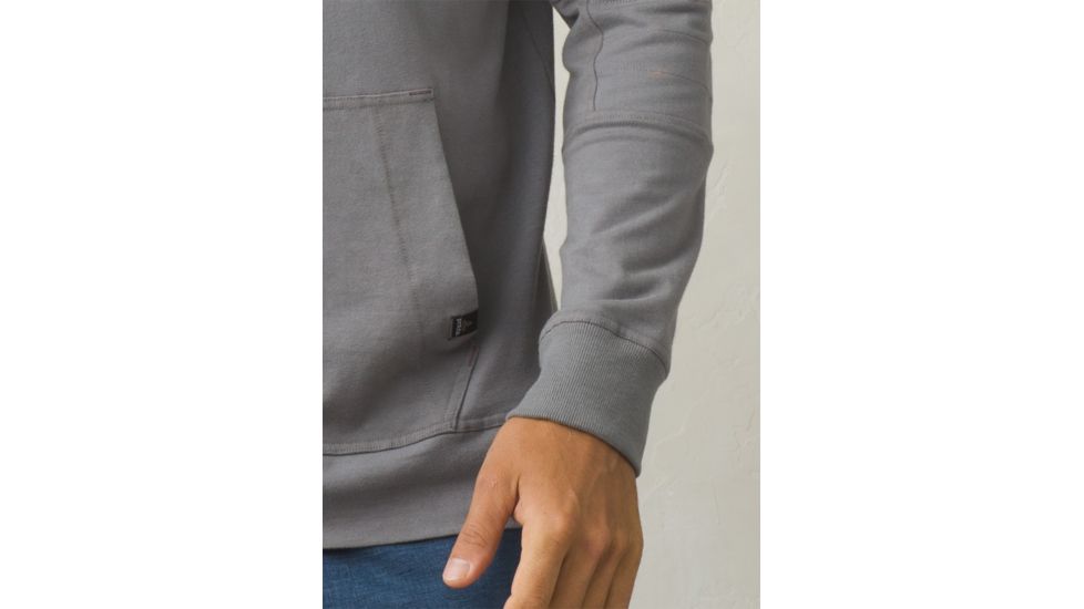Prana Sector Hoodie Mens, Gravel, Small, M21180473-GRA-S