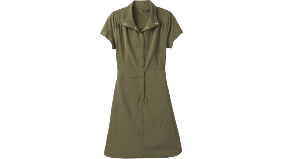 prAna Shadyn Dress - Women's-Cargo Green-Medium
