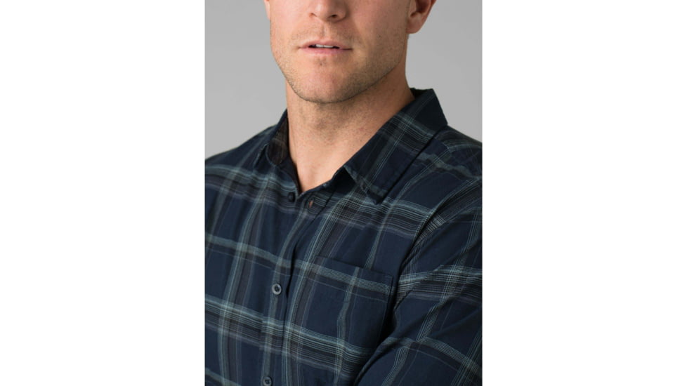 prAna Shayne Flannel - Mens, Nautical, Large, M21181342-NAU-L