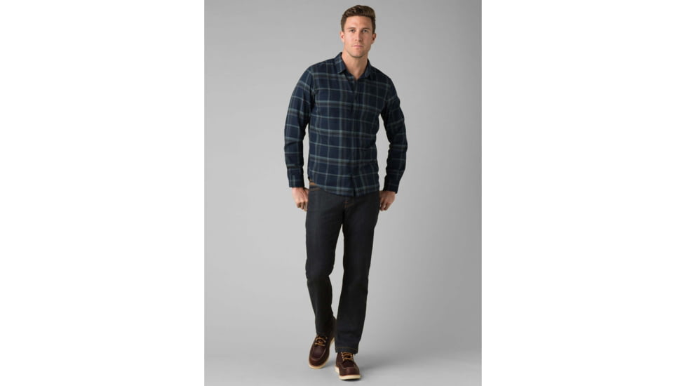 prAna Shayne Flannel - Mens, Nautical, Large, M21181342-NAU-L