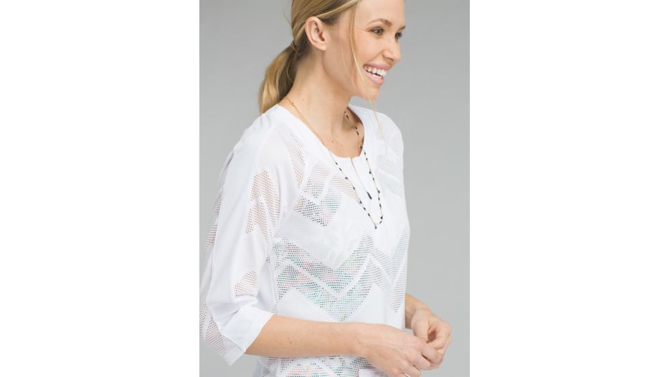 prAna Shea Tunic - Womens, White, Large, W23181086-WHT-L