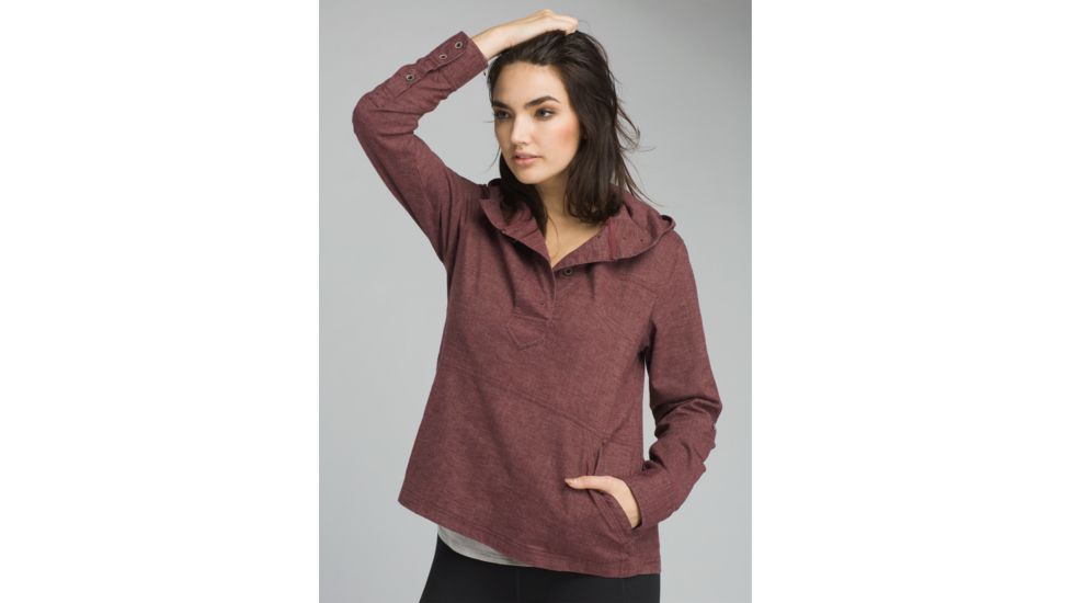 prAna Shelton Top - Women's, Wedged Wood, X-Large, W23180503-WDWO-XL