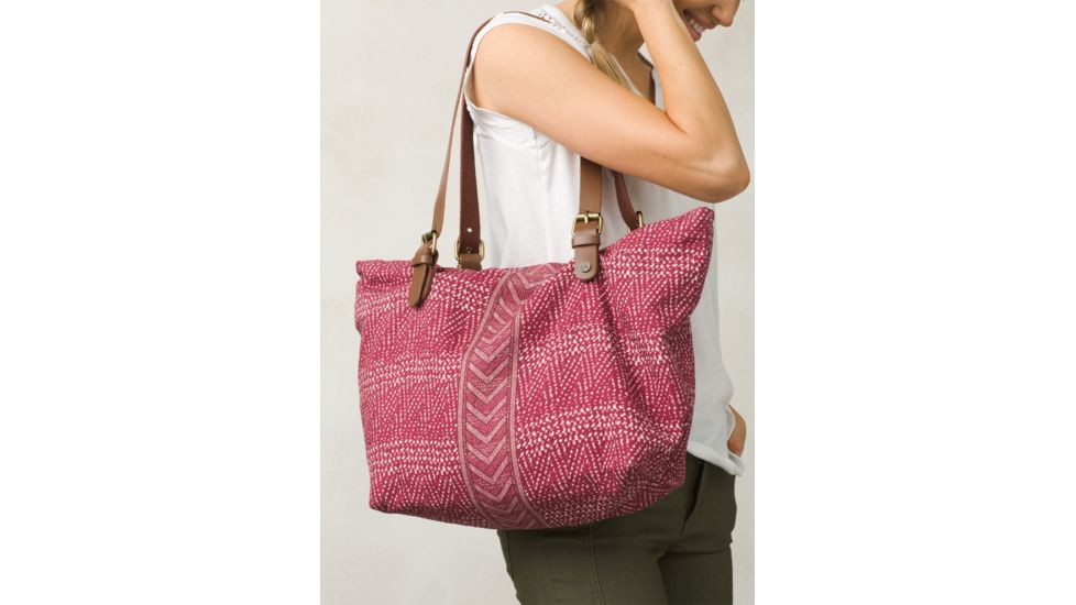 Prana Slouch Tote - Medium, Crushed Cran Sumatra, U61181720-CCSU-O/S