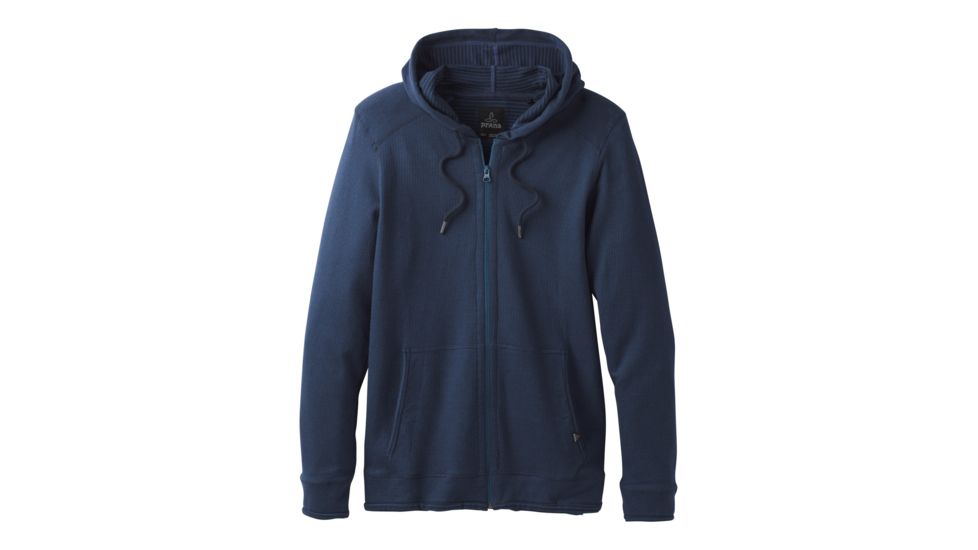 prAna Smith Full Zip Hoodie - Men's, Equinox Blue, Medium, M21180472-EQBL-M