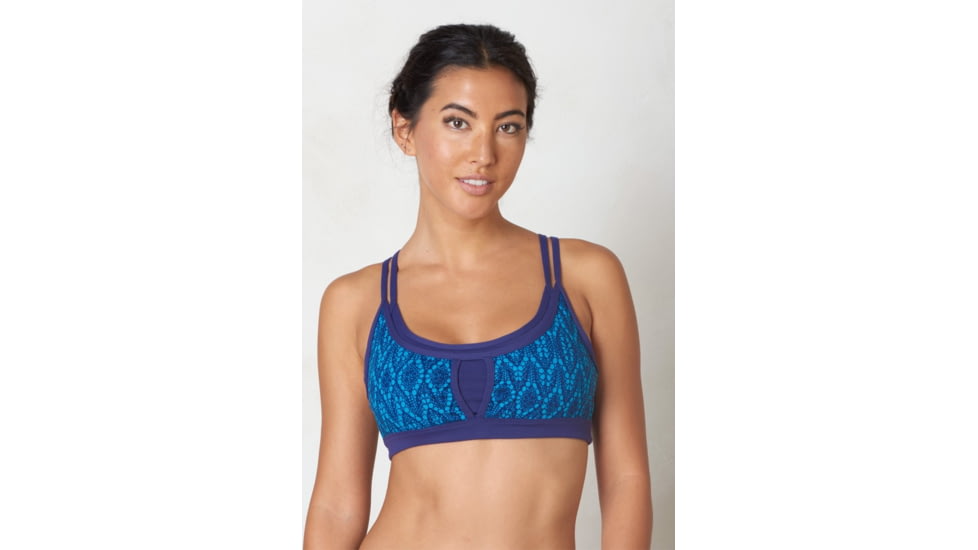 prAna Soleil Bra - Women's-Indigo Baleen-X-Large