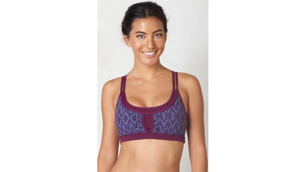 prAna Soleil Bra - Women's-Plum Baleen-X-Small