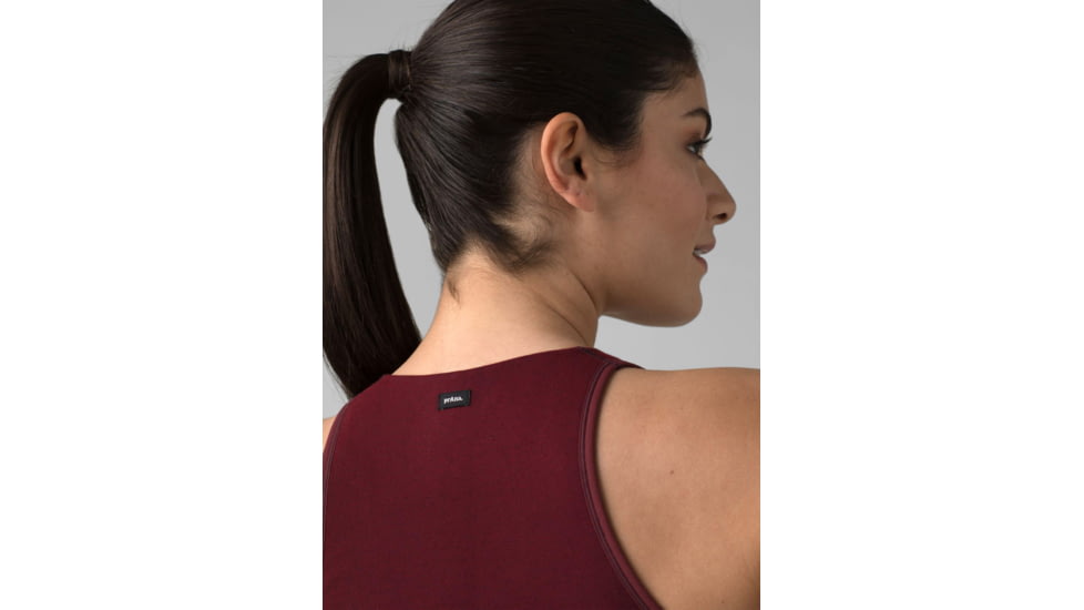 prAna Sopra Seamless Crop Top - Womens, Maroon, Small, 1970341-600-S