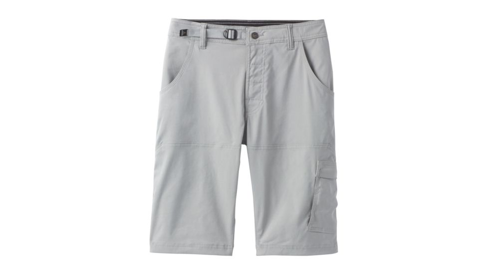 prAna Stretch Zion Short - Men's, Grey, 42 Waist, 10 inch Inseam, M3ST10117-GRY-42