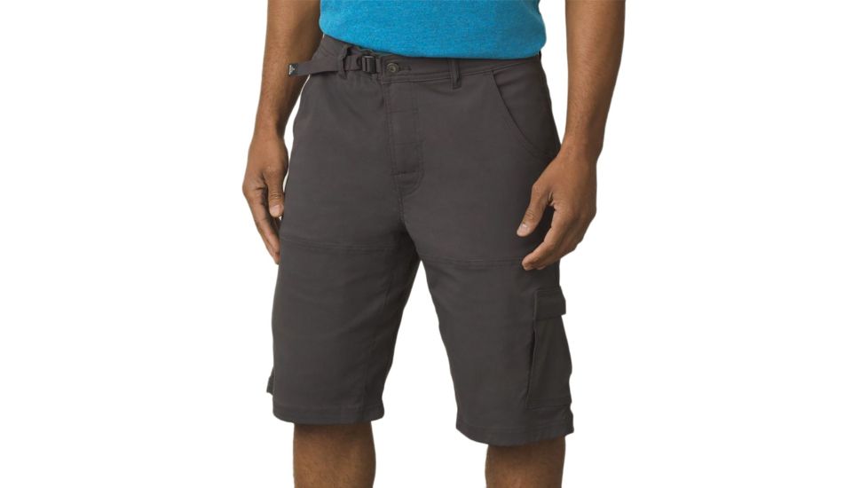 prAna Stretch Zion Short - Mens, Charcoal, 36 Waist, 12 inch Inseam, M3STRE116-CHR-36