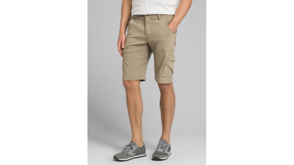 prAna Stretch Zion Short - Mens, Dark Khaki, 36 Waist, 12 inch Inseam, M3STRE116-DKKH-36