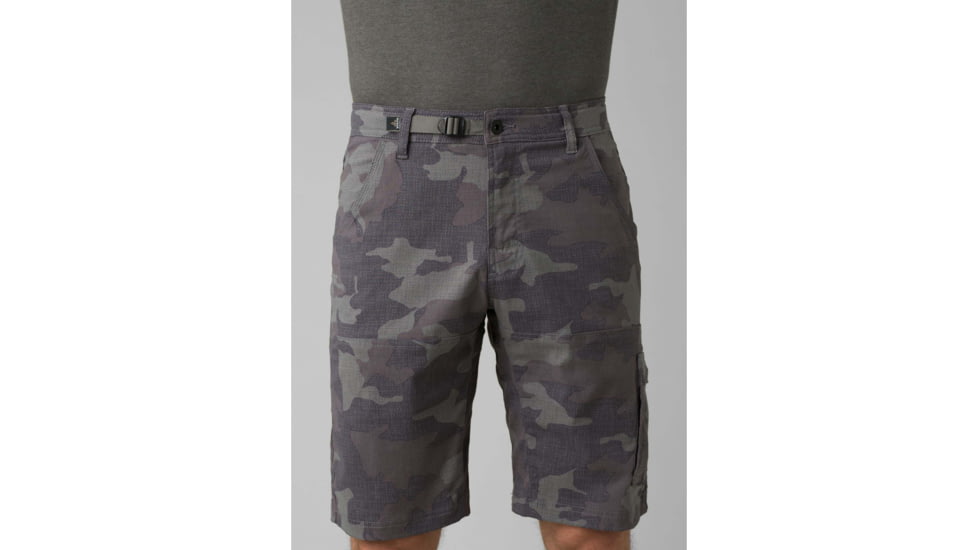 prAna Stretch Zion Short - Mens, Gravel Camo, 30, 10in, M3ST10117-GVCA-30