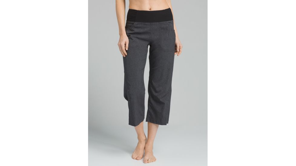prAna Summit Capri - Women's, Charcoal Heather, XSmall, W41180613-CCHT-XS