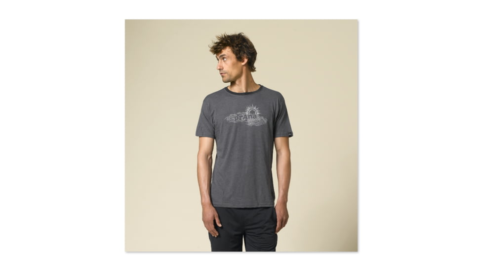 prAna Sun Heathered Tee - Men's-Charcoal-Small