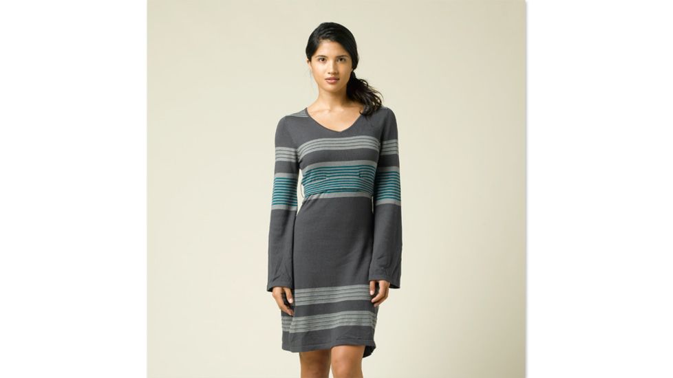 prAna Sydney Sweater Dress - Women's-Coal-Small