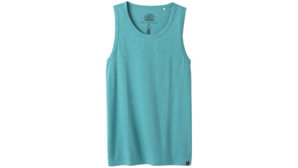 prAna Tank - Mens, Azurite Heather, Small, M11170350-AZHT-S