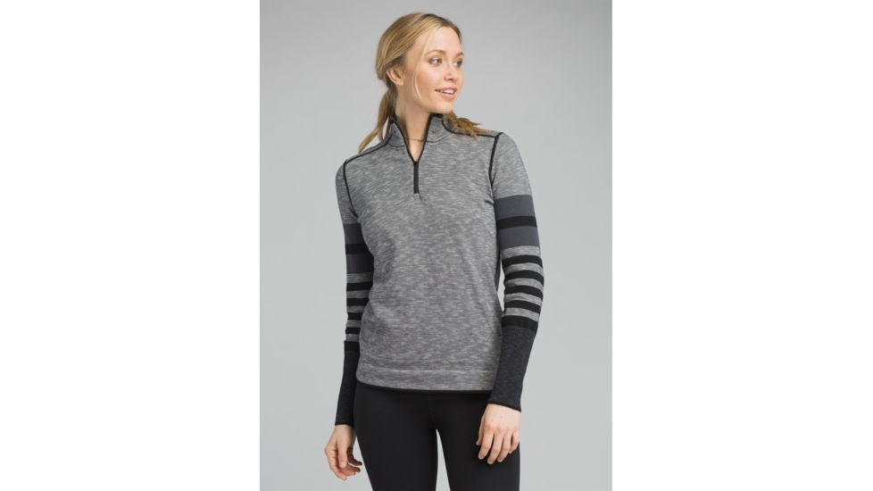 prAna Tellie Sweater - Womens, Charcoal, Medium, W23180537-CHR-M
