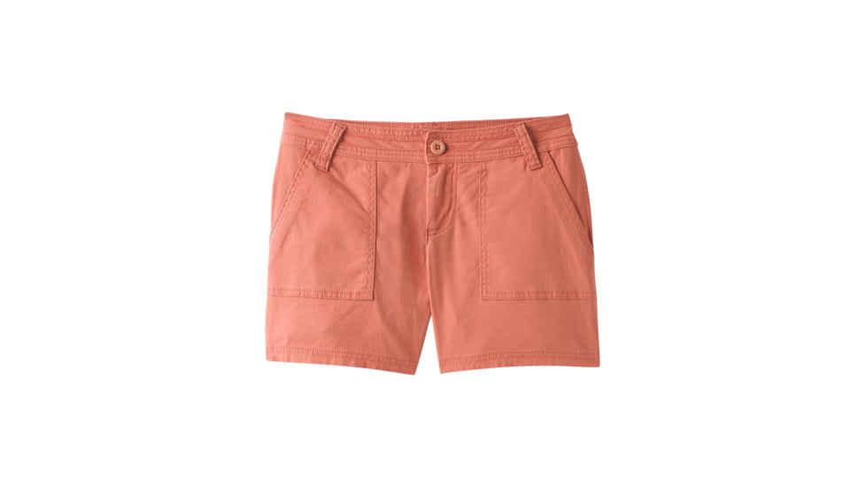 prAna Tess Short 5 Inch, Toasted Terracotta, 14, W3118RG10 -917-14