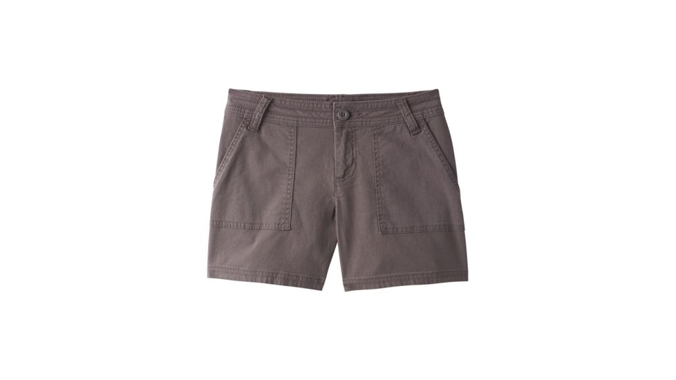 prAna Tess Short 5 Inch - Womens, Granite, 2, W3118RG10 -022-2