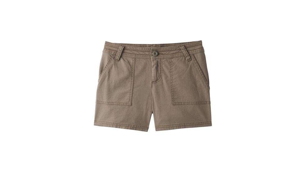 prAna Tess Short 5 Inch - Womens, Slate Green, 6, W3118RG10 -023-6
