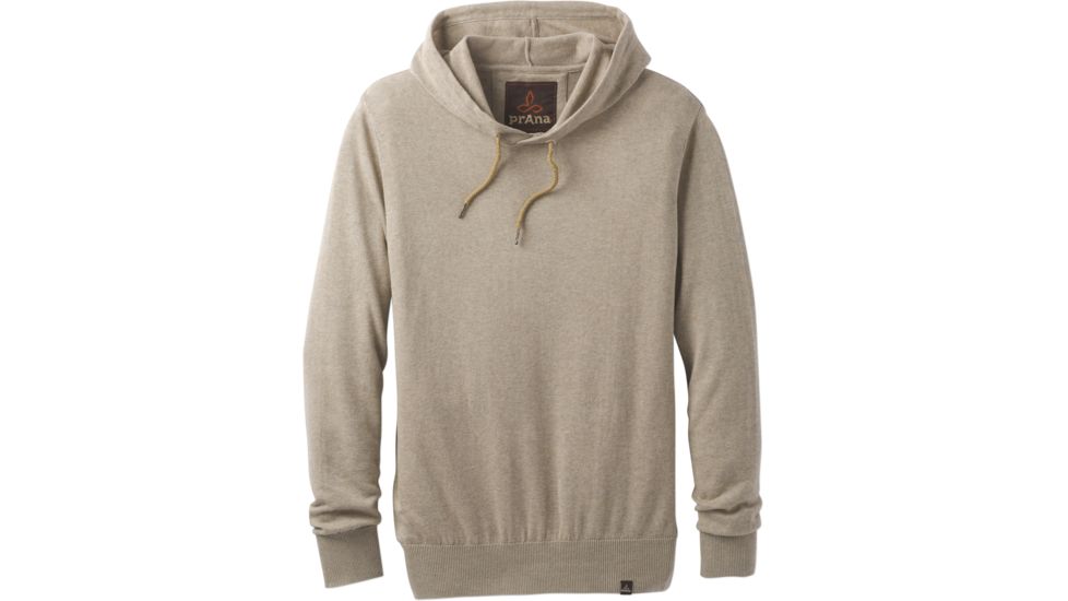 prAna Throw-On Hooded Sweater - Men's -Dark Khaki-Large