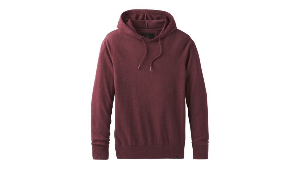 prAna Throw-On Hooded Sweater - Mens, Black Cherry, Large, M2TOHS316-BKCY-L