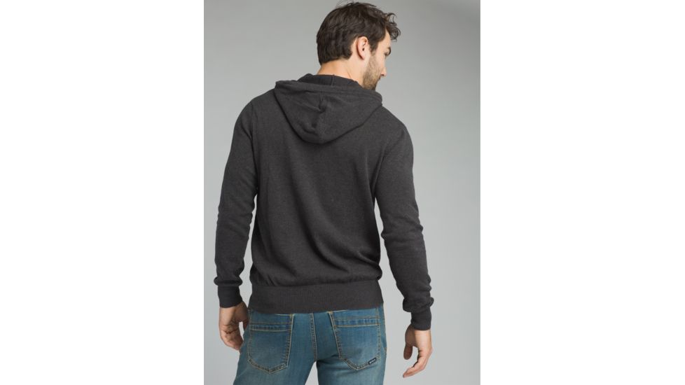 prAna Throw-On Hooded Sweater - Mens, Black, Small, M2TOHS316-BLK-S