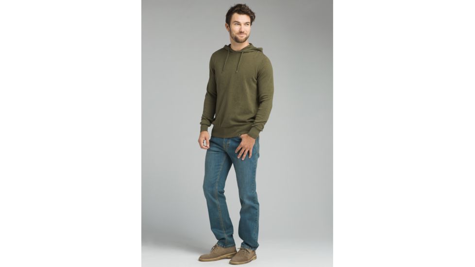 prAna Throw-On Hooded Sweater - Men's, Cargo Green, Large, M2TOHS316-CAGR-L