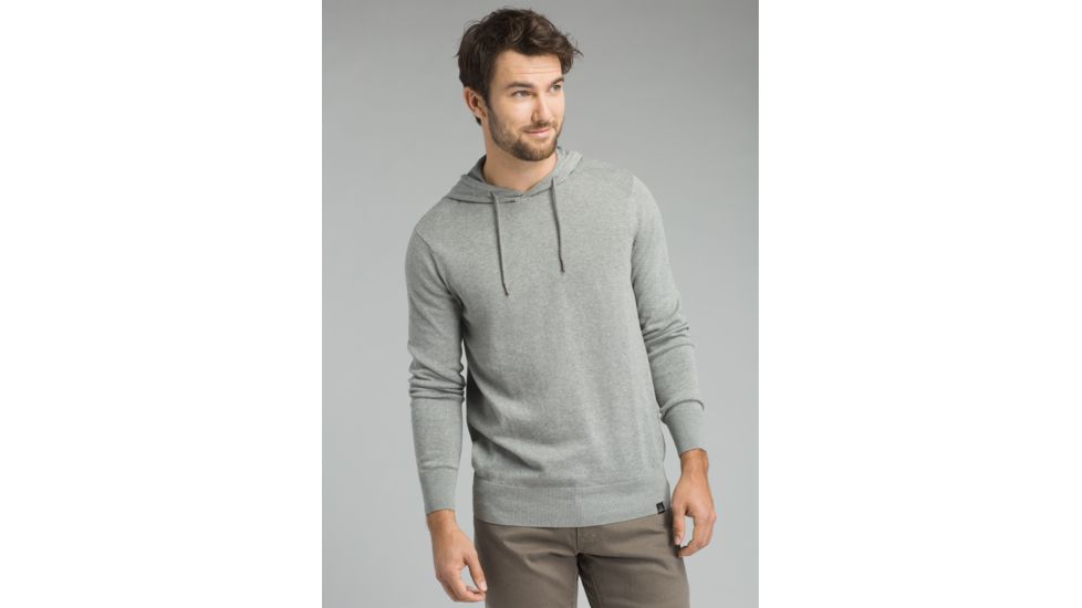 prAna Throw-On Hooded Sweater - Men's, Heather Grey, Large, M2TOHS316-HTGY-L