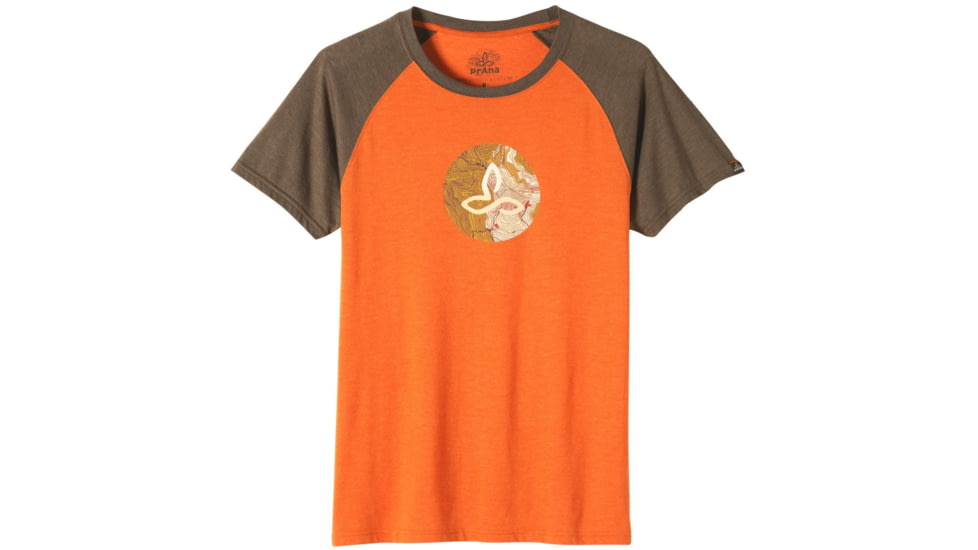 prAna Topo Short Sleeve T-Shirt - Men's -Cayenne-Small