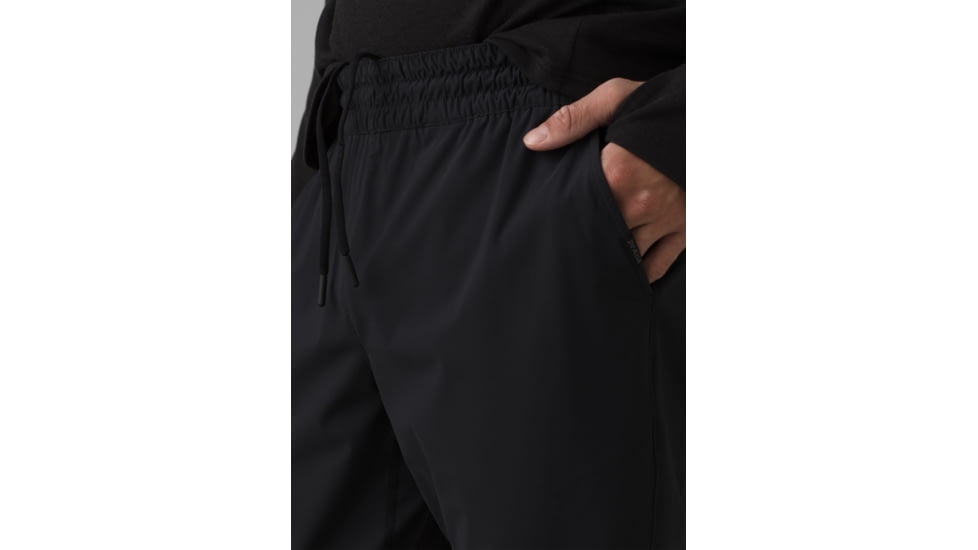 prAna Toro Sweep Pant Pants, Black, Medium, 1963861-001-30-M