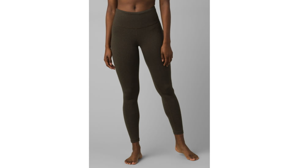prAna Transform 7/8 Legging Pants, Camel Heather, Large, 1963731-200-RG-L
