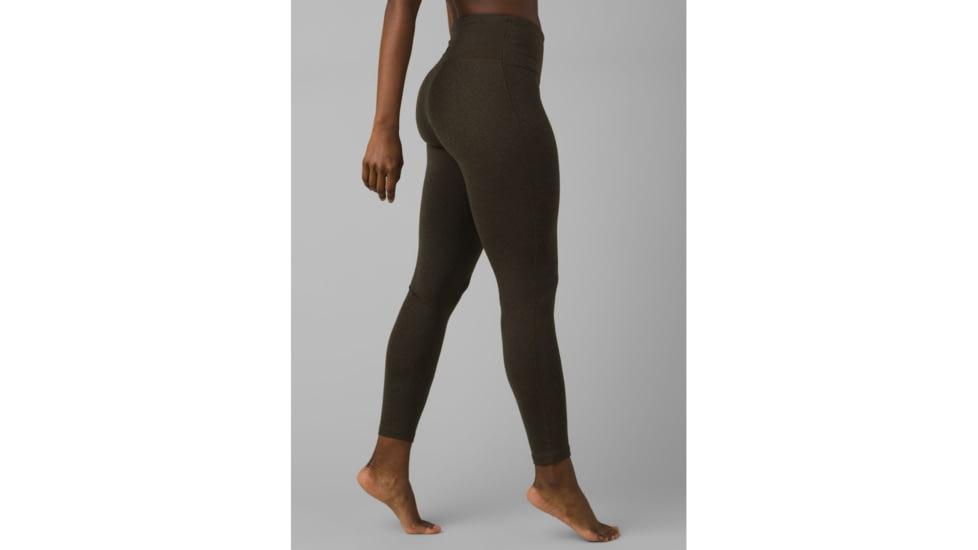 prAna Transform 7/8 Legging Pants, Camel Heather, Large, 1963731-200-RG-L