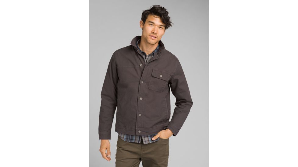prAna Trembly Jacket - Mens, Charcoal, Large, M23190574-CHR-L