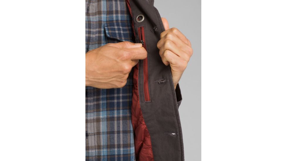 prAna Trembly Jacket - Mens, Charcoal, Large, M23190574-CHR-L