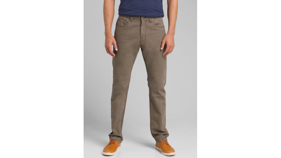 prAna Tucson Slim Fit Pant - Mens-Mud-Regular Inseam-28 Waist