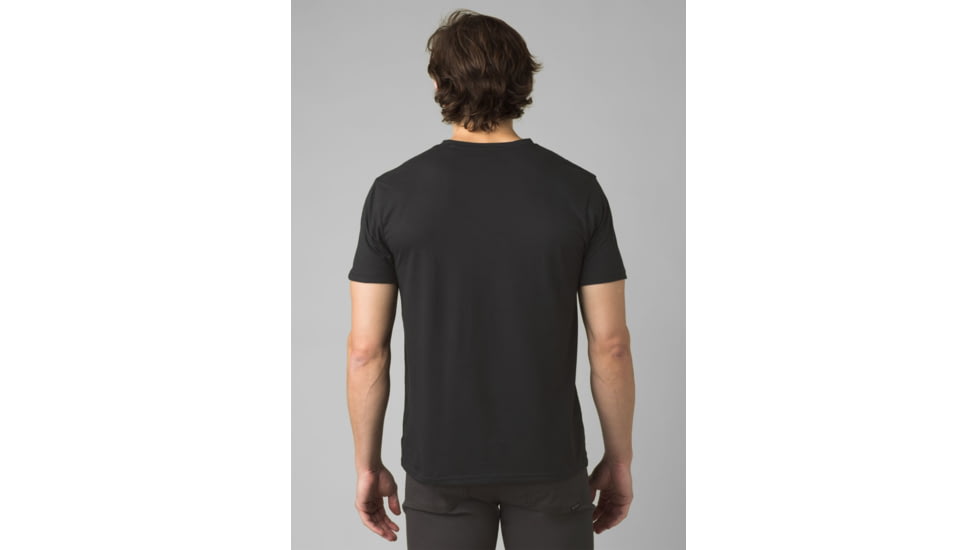 prAna V-Neck T-Shirt, Black, XLarge, 1965421-002-ST-XL