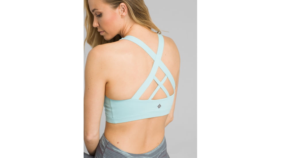 prAna Verana Bra, Iced Aqua, XSmall, W13180627 -059-XS
