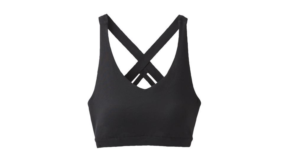 prAna Verana Bra - Womens, Black, XSmall, W13180627-BLK-XS