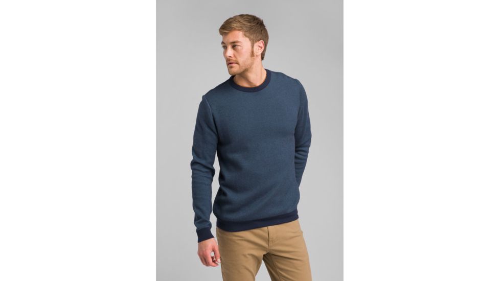 prAna Vertawn Sweater - Mens, Blue Note Heather, Large, M23190603-BNHT-L