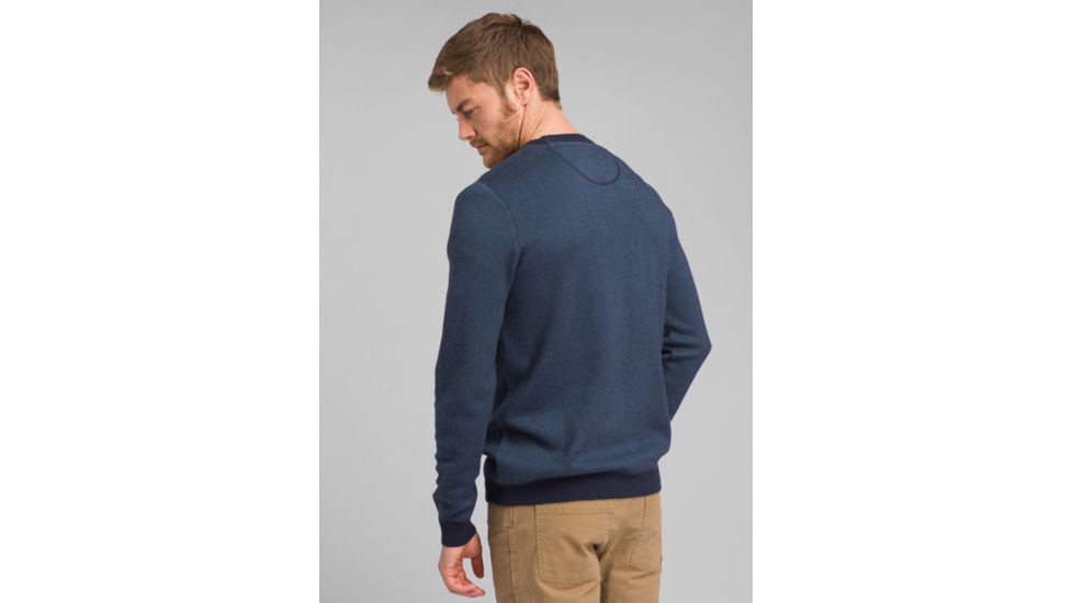 prAna Vertawn Sweater - Mens, Blue Note Heather, Large, M23190603-BNHT-L