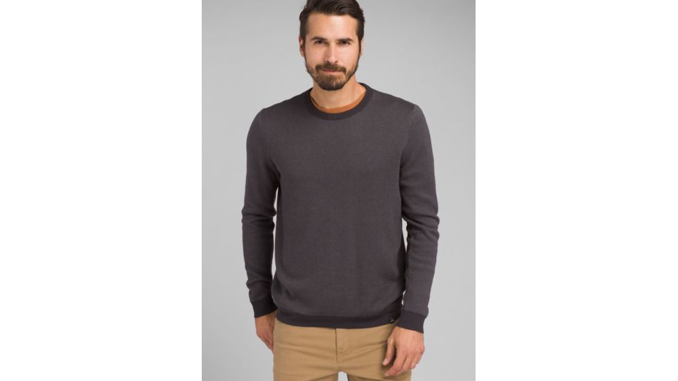 prAna Vertawn Sweater - Mens, Charcoal Heather, Extra Small, M23190603-CCHT-XS