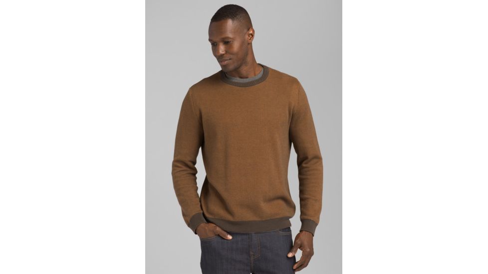 prAna Vertawn Sweater - Mens, Tandori Heather, Large, M23190603-TDHT-L